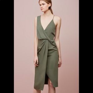 Keepsake Without You Dress Size Small in Olive